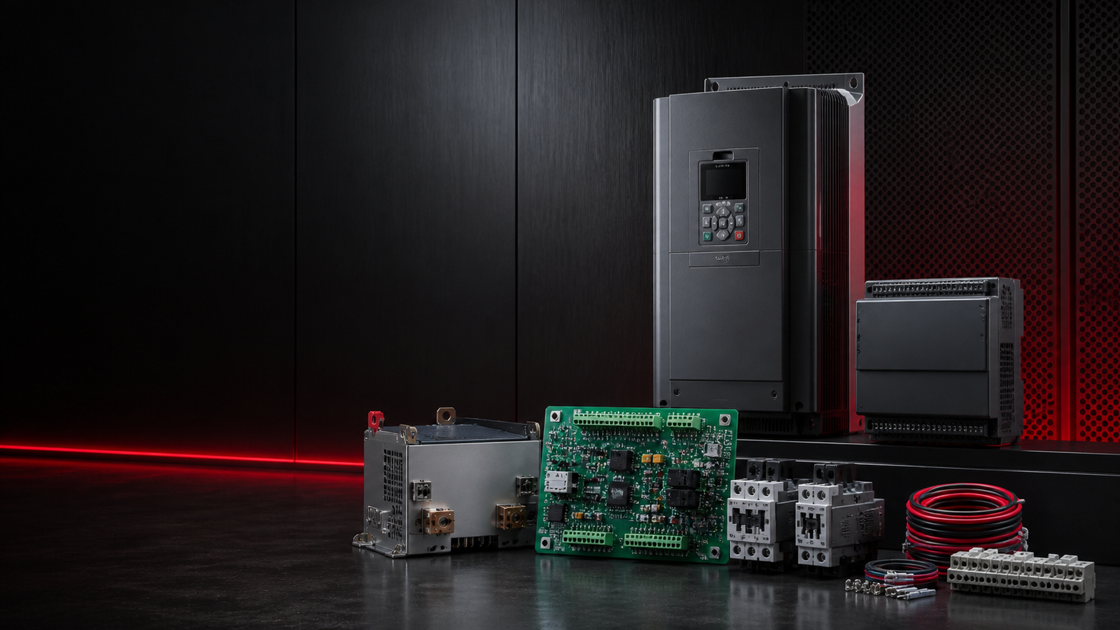 VVVF drives, elevator control board and electrical lift components